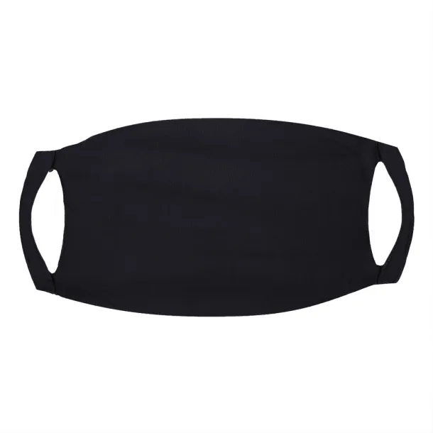  Reusable face mask with filter space and silver ions Crna
