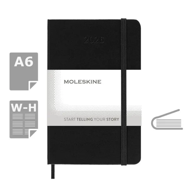  MOLESKINE dnevnik A6 Crna
