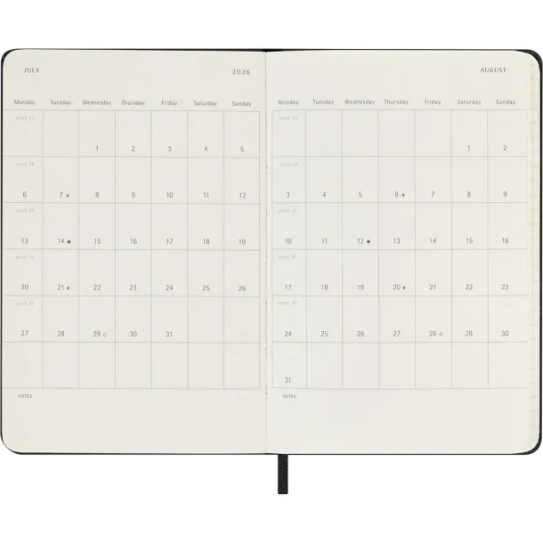  MOLESKINE diary A6 Crna
