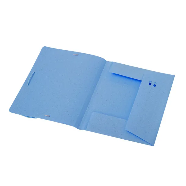  Wheat straw document folder approx. A4 Plava