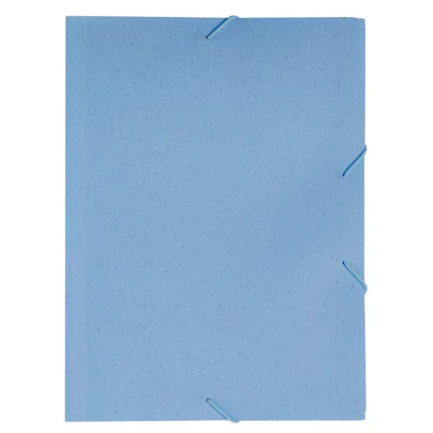  Wheat straw document folder approx. A4 Plava