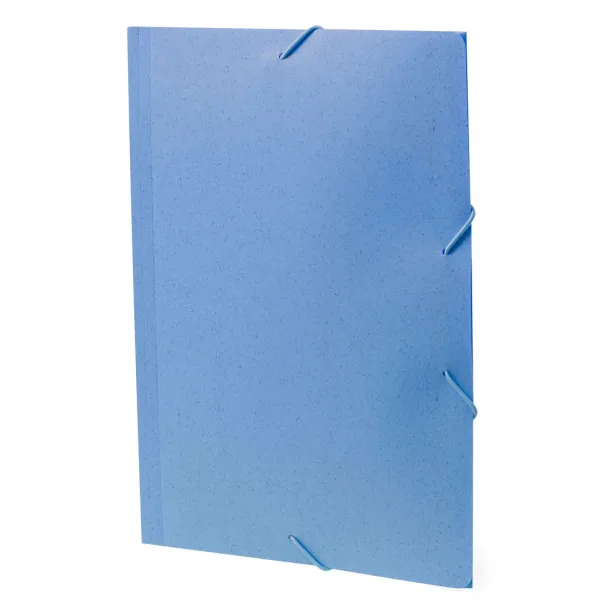  Wheat straw document folder approx. A4 Plava