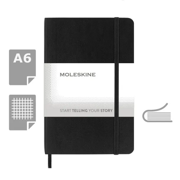  MOLESKINE Notebook approx. A6 Crna
