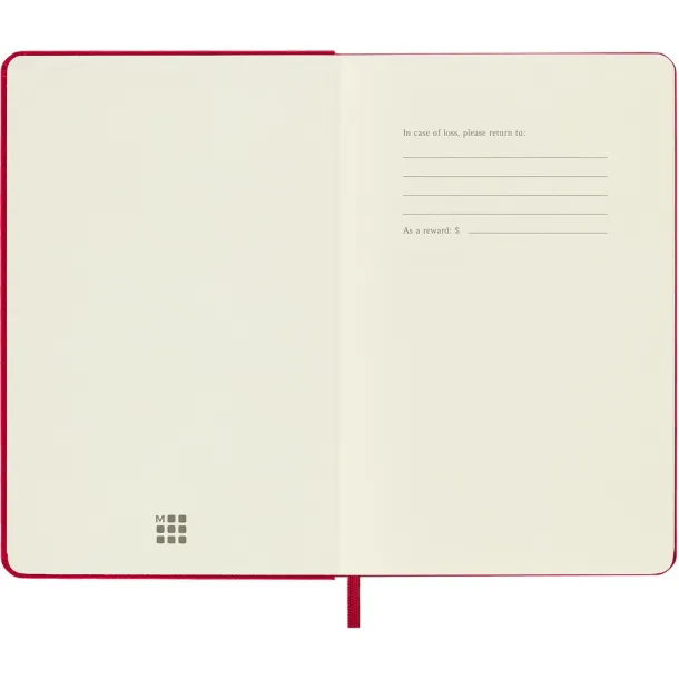  MOLESKINE notes, cca B6 Crvena