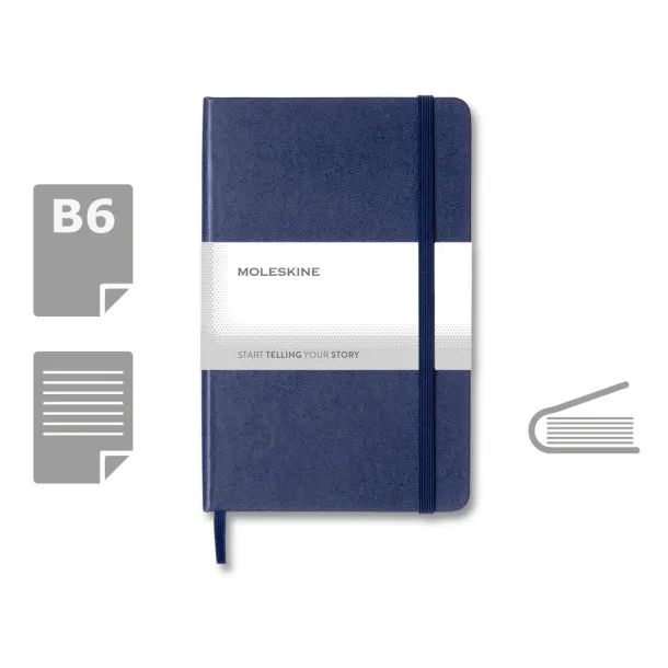  MOLESKINE notes, cca B6 Mornarski plava