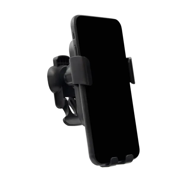 Amberle Gravity držač za mobitel s bežičnim punjačem Crna