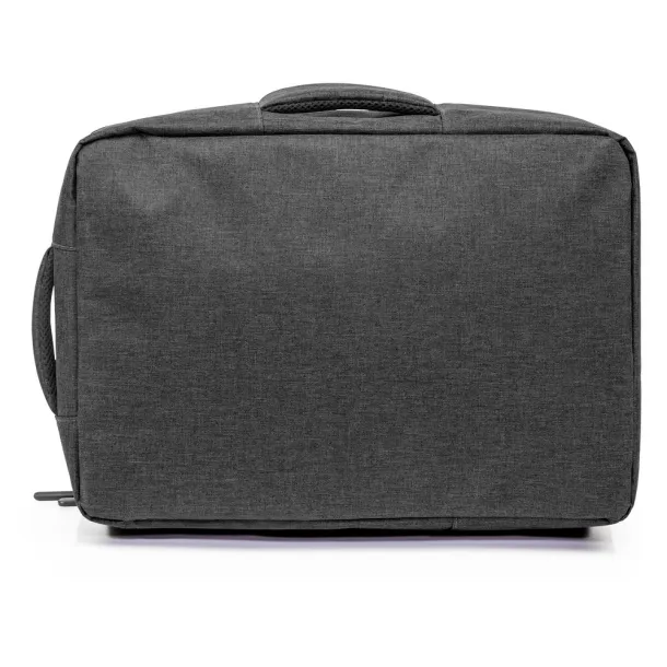 Tahir RPET backpack, laptop bag 15,6" Crna