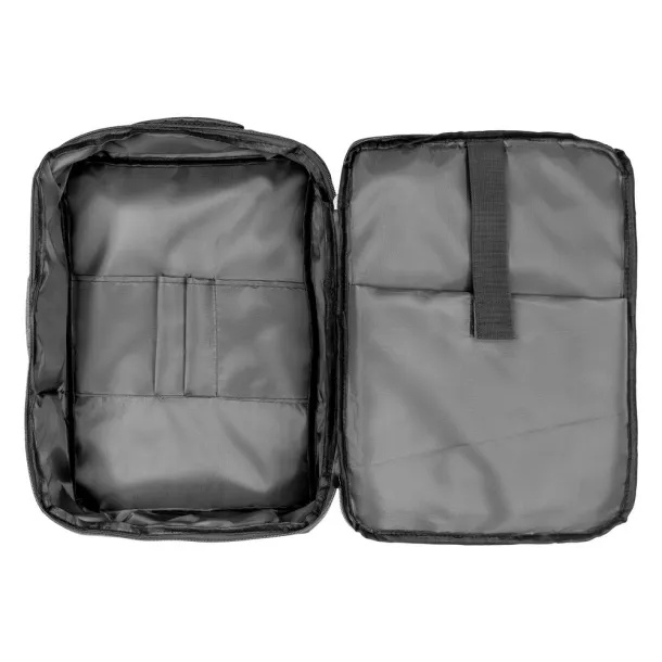 Tahir RPET backpack, laptop bag 15,6" Crna