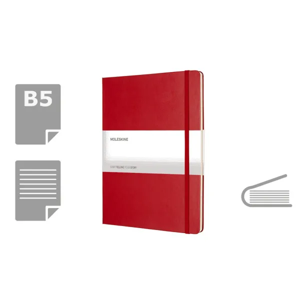  MOLESKINE notes cca A4 Crvena