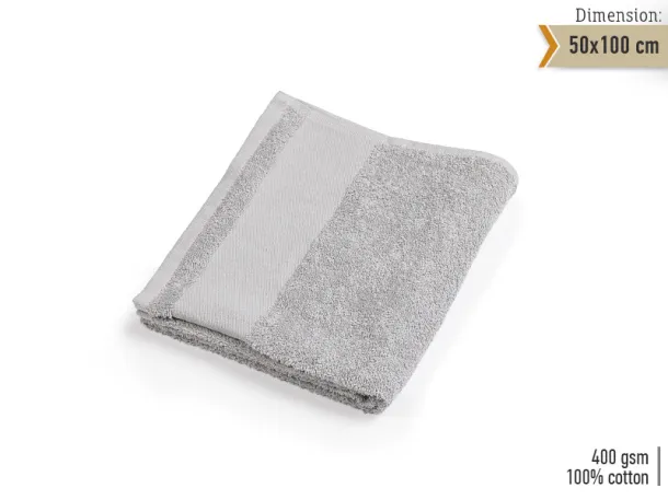 AQUA 50 towel 50 x 100 cm - EXPLODE Gray