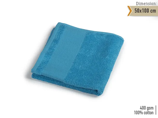 AQUA 50 towel 50 x 100 cm - EXPLODE Turquoise