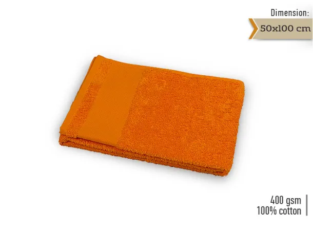 AQUA 50 towel 50 x 100 cm - EXPLODE Orange