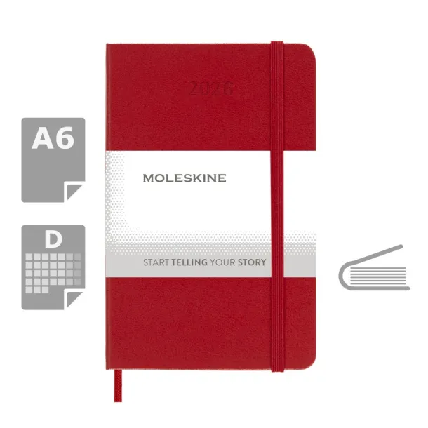  MOLESKINE dnevnik A6 Crvena