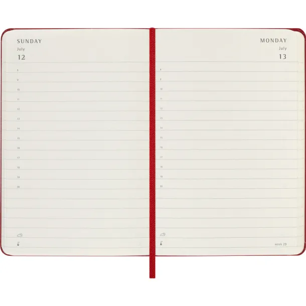 MOLESKINE diary A6 Crvena