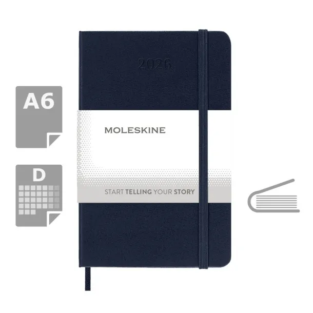  MOLESKINE diary A6 dark blue