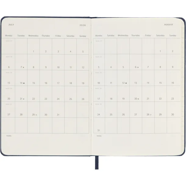  MOLESKINE diary A6 dark blue