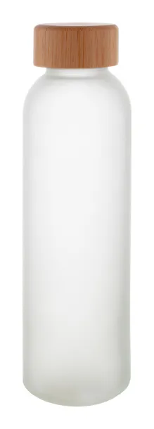 Cloody glass sport bottle frosted white