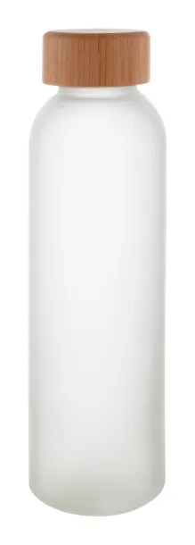 Cloody glass sport bottle frosted white