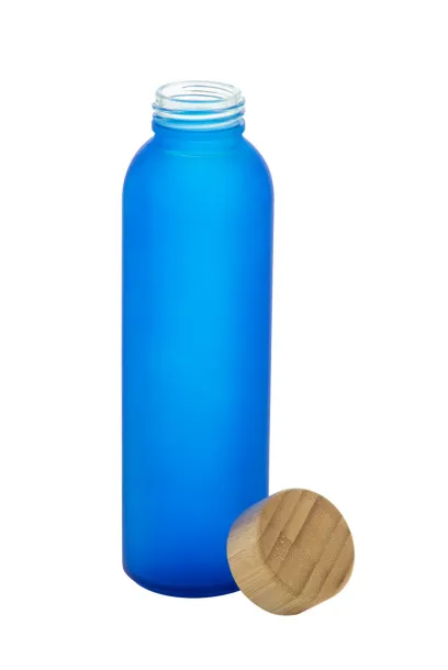 Cloody glass sport bottle Blue