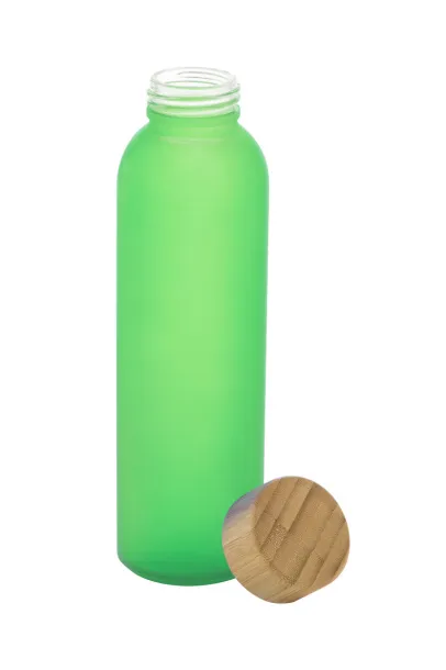 Cloody glass sport bottle Green