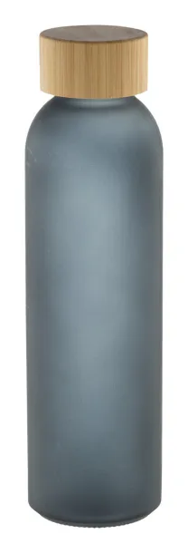 Cloody staklena sportska boca, 500 ml Crna