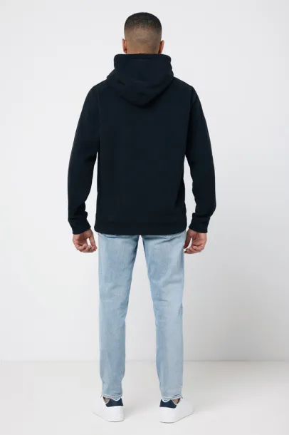  Iqoniq Trivor recycled polyester microfleece hoodie, storm grey - iqoniq Black