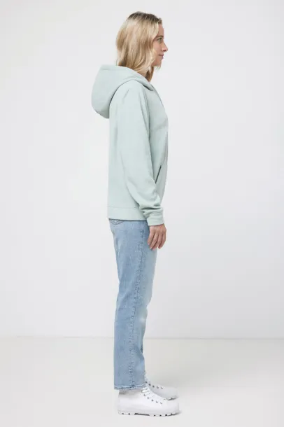  Iqoniq Trivor recycled polyester microfleece hoodie, storm grey - iqoniq 45533C