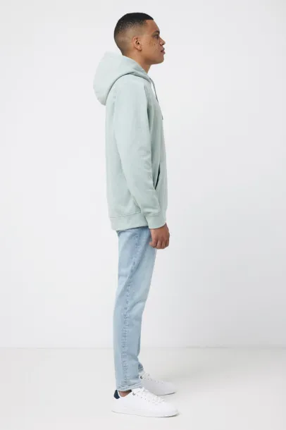  Iqoniq Trivor recycled polyester microfleece hoodie, storm grey - iqoniq 45533C