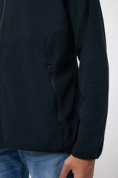  Iqoniq Talung recycled polyester microfleece zip through - iqoniq Black