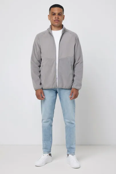  Iqoniq Talung recycled polyester microfleece zip through - iqoniq storm grey