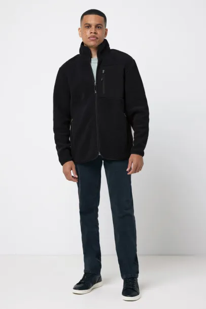  Iqoniq Diran recycled polyester pile fleece jacket - iqoniq Black