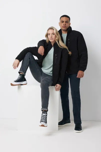  Iqoniq Diran unisex flis jakna od recikliranog poliestera - iqoniq Crna