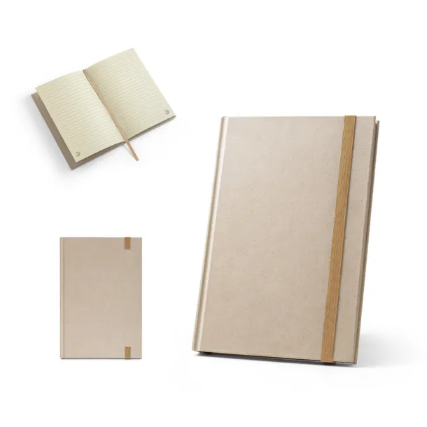 DICKINSON A5 notepad in 88% Sugarcane paper with lined pages