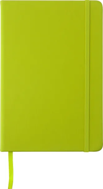 Eva Notes od recikliranog PU-a, A5 light green