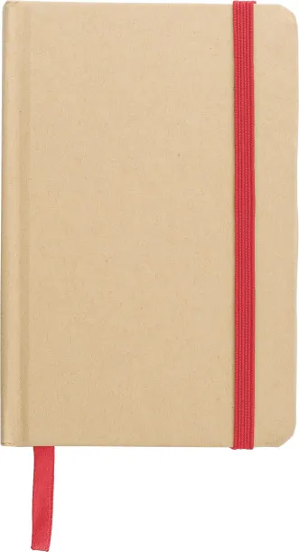  John notes od recikliranog papira, A6 Crvena