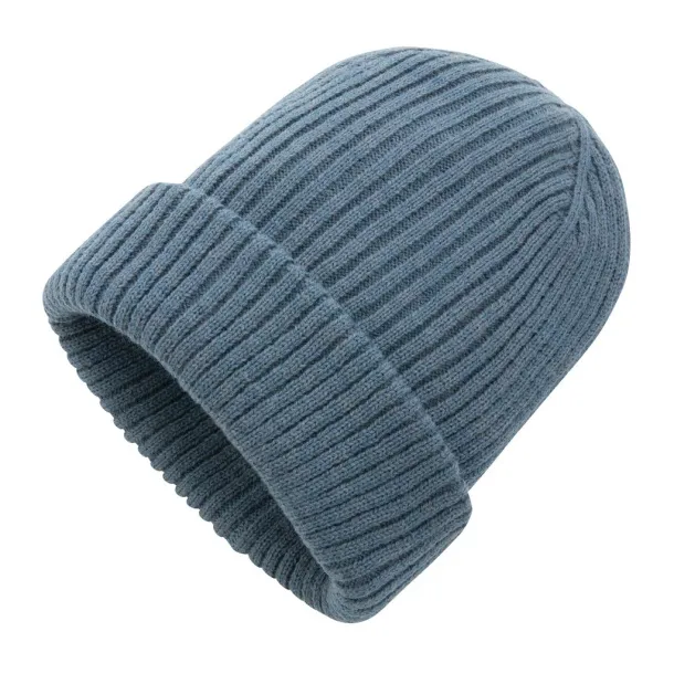  Impact AWARE™  Polylana® double knitted beanie - XD Collection blue 