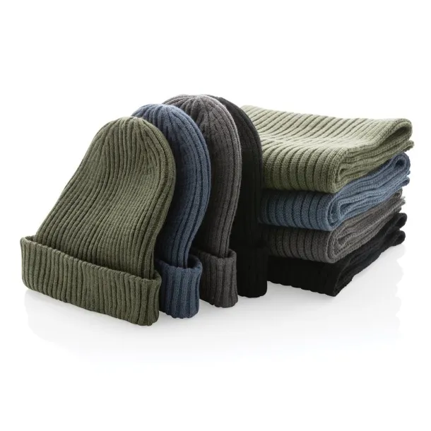  Impact AWARE™  Polylana® dvostruko pletena kapa - XD Collection Sage blue