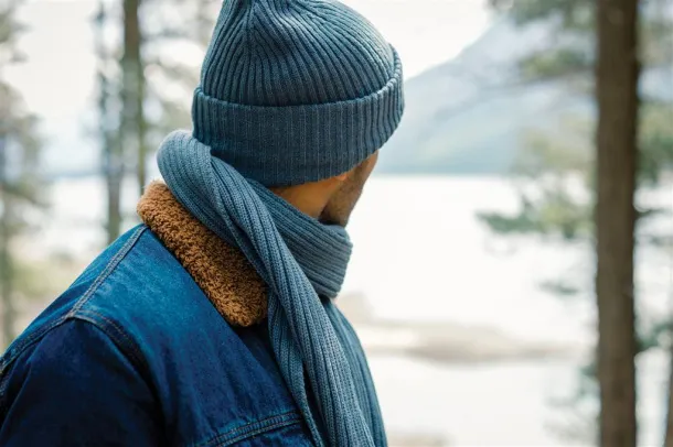  Impact AWARE™  Polylana® double knitted beanie - XD Collection Sage blue