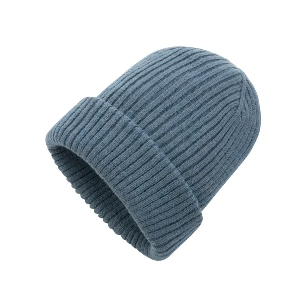  Impact AWARE™  Polylana® double knitted beanie - XD Collection blue 