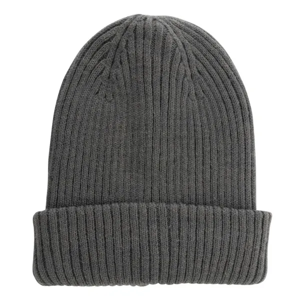  Impact AWARE™  Polylana® double knitted beanie - XD Collection Anthracite 