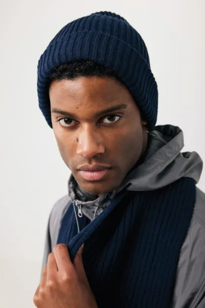  Impact AWARE™  Polylana® dvostruko pletena kapa - XD Collection navy