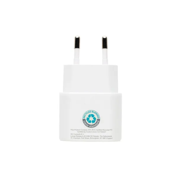 Boost 2-dijelni set za punjenje, 20W tip C, od RCS recikliranog PET-a - XD Collection Crna 