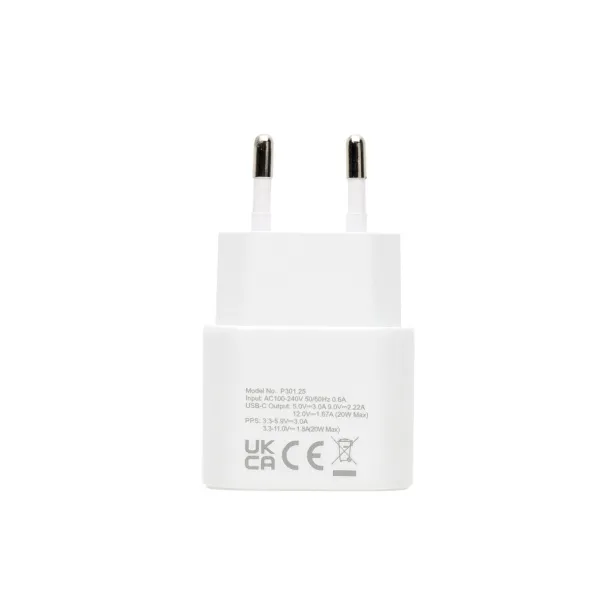 Boost 2-dijelni set za punjenje, 20W tip C, od RCS recikliranog PET-a - XD Collection Crna 