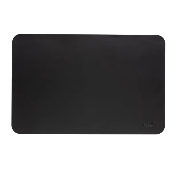  Swiss Peak GRS recycled PU mousepad - Swiss Peak Black 