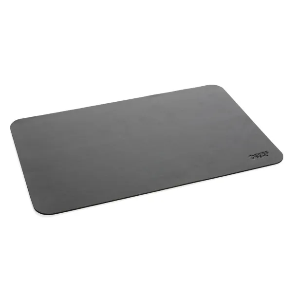  Swiss Peak GRS recycled PU mousepad - Swiss Peak Black 