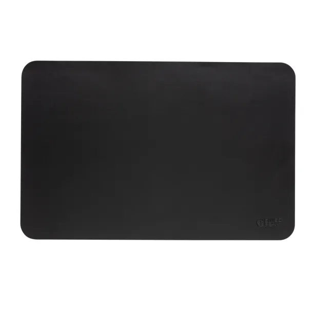  Swiss Peak GRS recycled PU mousepad - Swiss Peak Black 