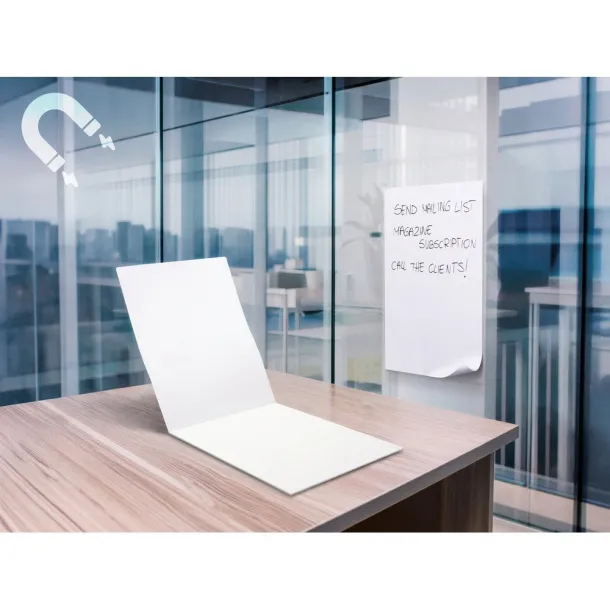 Arya Electrostatic notepad approx. B3 Bijela