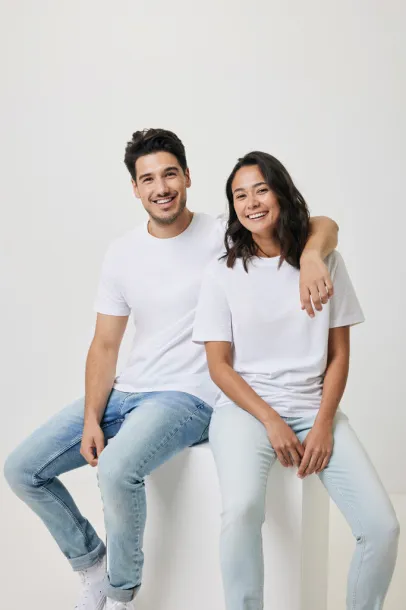 Iqoniq Bryce unisex kratka majica od recikliranog pamuka, 180 g/m² - iqoniq recycled white