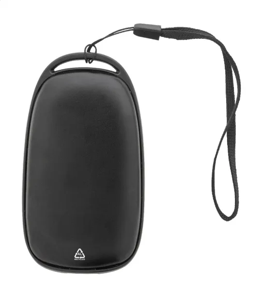 PowerPalm prijenosna baterija i grijač za ruke, 4 000 mAh Crna