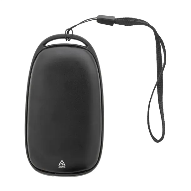 PowerPalm prijenosna baterija i grijač za ruke, 4 000 mAh Crna